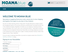 Tablet Screenshot of moana-blue.com